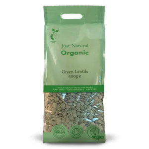 Organic Green Lentils 500g