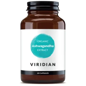 Viridian Organic Ashwagandha capsules 60's