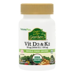 Natures Plus D3 & K2 Source of Life capsules