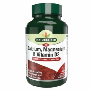 Natures Aid Calcium, Magnesium + Vitamin D3 90 tablets