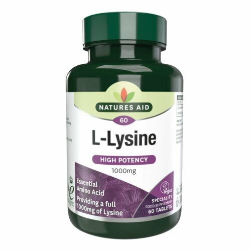 Natures Aid L-Lysine 60 tablets