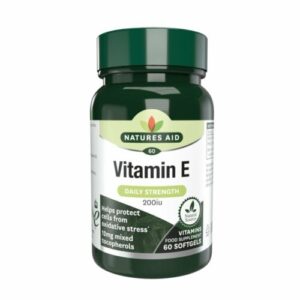 Natures Aid Vitamin E 200iu 60 softgels
