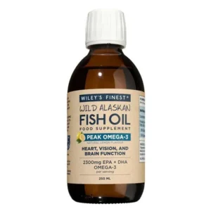 Wiley's Finest Peak Omega-3 Fish Oil 250ml bottle