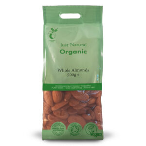 Organic Almonds whole 500g