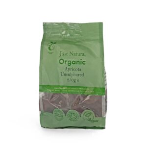 Organic Apricots Unsulphured 250g
