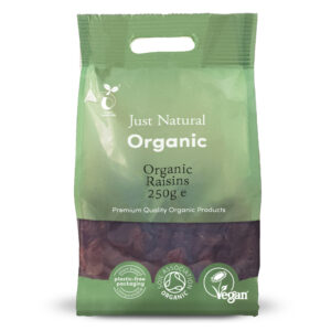 Organic Raisins Seedless 250g