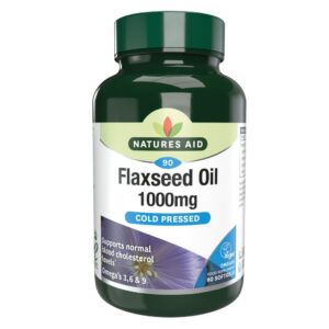 Natures Aid Flaxseed Oil 1000 mg 180 softgels